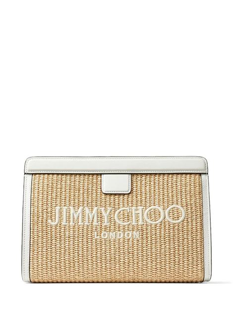  JIMMY CHOO | AVENUE POUCH JYCNATURAL/LATTE